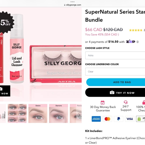 NEW! Silly George Lash Starter Bundle - Picture 2 of 11